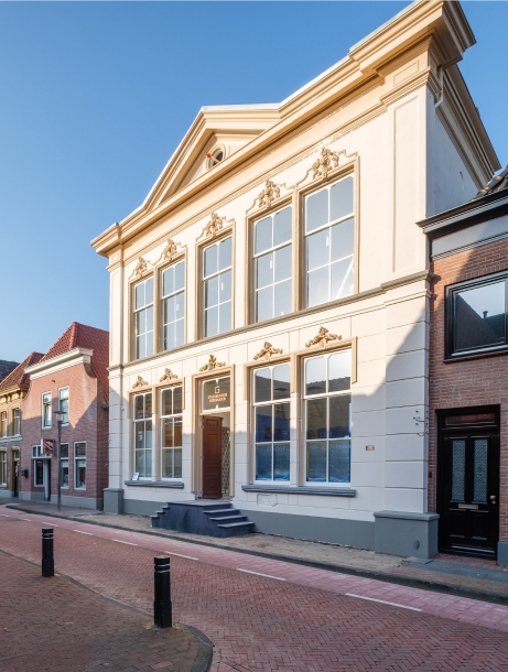 Gevel van het museum